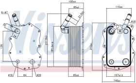 Nissens 90917 - RADIADOR ACEITE AUDI A 8/S 8(4H)(10