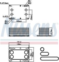 Nissens 90921 - RADIADOR ACEITE RENAULT ESPACE IV(0