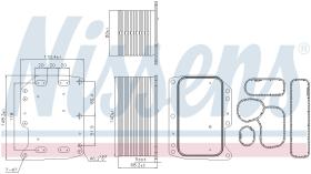 Nissens 90922 - RADIADOR ACEITE RENAULT KOLEOS II(1