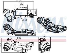 Nissens 90930 - RADIADOR ACEITE VAUXHALL MOKKA(13-)