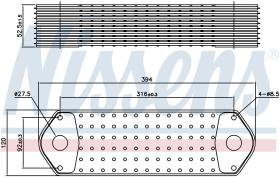 Nissens 91112 - RADIADOR ACEITE SCANIA P-SERIES(04-