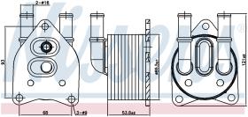 Nissens 91123 - RADIADOR ACEITE PEUGEOT 208(12-)1.2