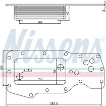 Nissens 91131 - RADIADOR ACEITE DAF LF 45(01-)220