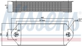 Nissens 91143 - RADIADOR ACEITE SCANIA R-SERIES(04-