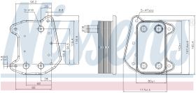 Nissens 91166 - RADIADOR ACEITE MERCEDES E-CLASS W