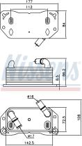 Nissens 91189 - RADIADOR ACEITE VOLVO V40(12-)D2