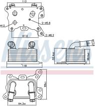 Nissens 91193 - RADIADOR ACEITE RENAULT KADJAR(15-)