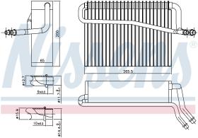 Nissens 92091 - EVAPORADOR PEUGEOT 306(7_.N_)(93-)2