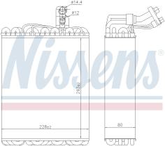  92135 - EVAPORADOR VOLKSWAGEN CADDY II (9K,