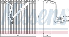 Nissens 92163 - EVAPORADOR VOLKSWAGEN EOS (1F) (06-