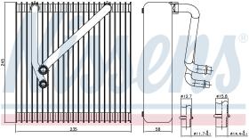 Nissens 92164 - EVAPORADOR VOLKSWAGEN EOS (1F) (06-