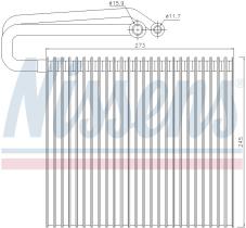 Nissens 92165 - EVAPORADOR SAAB 9-3(YS3F)(02-)2.0 I