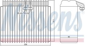 Nissens 92171 - EVAPORADOR ALFA ROMEO 145(930)(94-)