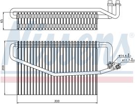 Nissens 92173 - EVAPORADOR MERCEDES C-CLASS W 203(0