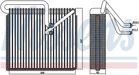 Nissens 92190 - EVAPORADOR OPEL ASTRA G(98-)1.8 I 1