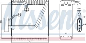 Nissens 92204 - EVAPORADOR ACURA INTEGRA(97-)1.8 I