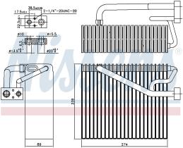 Nissens 92211 - EVAPORADOR CHEVROLET INTREPID(98-)3