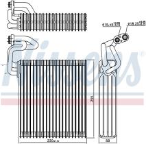 Nissens 92214 - EVAPORADOR HONDA CIVIC  VII(EM.EP.E