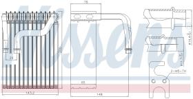 Nissens 92237 - EVAPORADOR ALPINA B7(E65)4.4 I