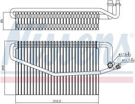 Nissens 92245 - EVAPORADOR MERCEDES C-CLASS W 203(0