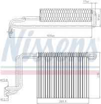 Nissens 92248 - EVAPORADOR MERCEDES-BEIJING VIANO W