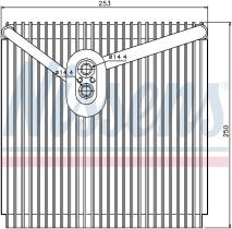 Nissens 92267 - EVAPORADOR HYUNDAI ACCENT(MC)(05-)1