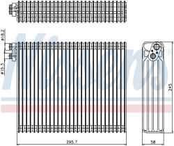 Nissens 92299 - EVAPORADOR ALPINA D10(E39)3.0 BITUR