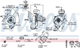 Nissens 93043 - TURBO VOLKSWAGEN PASSAT B5.5(3B3.3B