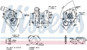 Nissens 93067 - TURBO TOYOTA HI-LUX VII(AN10.AN20)(