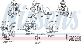 Nissens 93075 - TURBO FORD TRANSIT(TT9)(06-)2.2 TDC