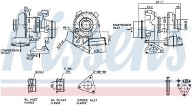 Nissens 93081 - TURBO MERCEDES A-CLASS W 169(04-)A