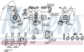 Nissens 93082 - TURBO OPEL ASTRA H(04-)1.9 CDTI