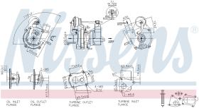 Nissens 93087 - TURBO DACIA LOGAN I(04-)1.5 DCI