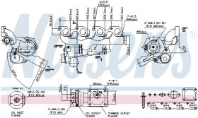 Nissens 93106 - TURBO FORD TRANSIT(FY)(00-)2.4 D