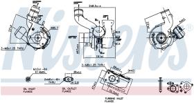 Nissens 93111 - TURBO RENAULT AVANTIME(01-)2.2 DCI