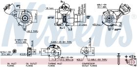 Nissens 93121 - TURBO CITROEN C4 (LA.LC)(04-)2.0 HD