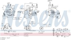 Nissens 93134 - TURBO OPEL COMBO(00-)1.3 DTI