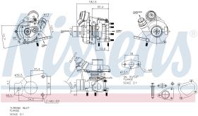 Nissens 93139 - TURBO OPEL VIVARO A(01-)2.0 CDTI