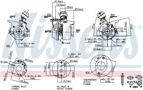 Nissens 93150 - TURBO NISSAN ALMERA(N16)(00-)2.2 DC