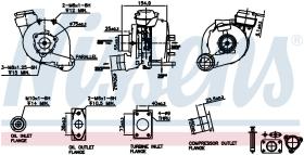 Nissens 93173 - TURBO VOLKSWAGEN PASSAT B5(3B2.3B5)