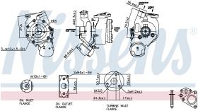 Nissens 93186 - TURBO OPEL COMBO(00-)1.7 DTI