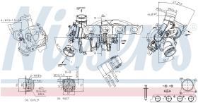 Nissens 93194 - TURBO SEAT LEON(1P1)(05-)1.8 TSI