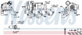 Nissens 93208 - TURBO FORD TRANSIT(FY)(00-)2.0 D