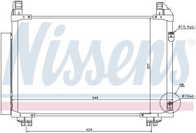 Nissens 940131 - CONDENSADOR SUBARU TREZIA(10-)1.4 D