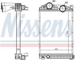  96969 - INTERCOOLER MERCEDES ATEGO 2(04-)14