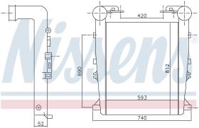  97027 - INTERCOOLER RVI-RENAULT TRUCKS KERA