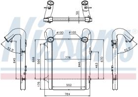  97059 - INTERCOOLER GINAF X-SERIES(05-)3233