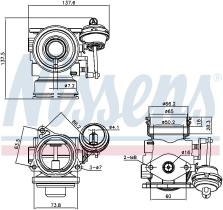 Nissens 98162 - VALVULA EGR AUDI A 4/S 4(B6.B7)(00-