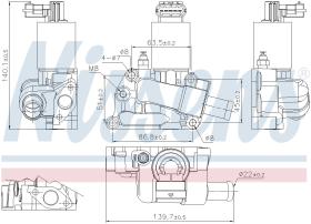 Nissens 98204 - VALVULA EGR VAUXHALL CORSA B(93-)1.