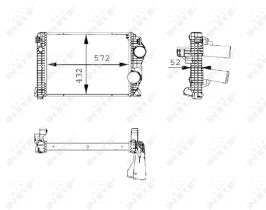 Nrf 30210 - CAC MERCEDES 1016, 1016 L 04-